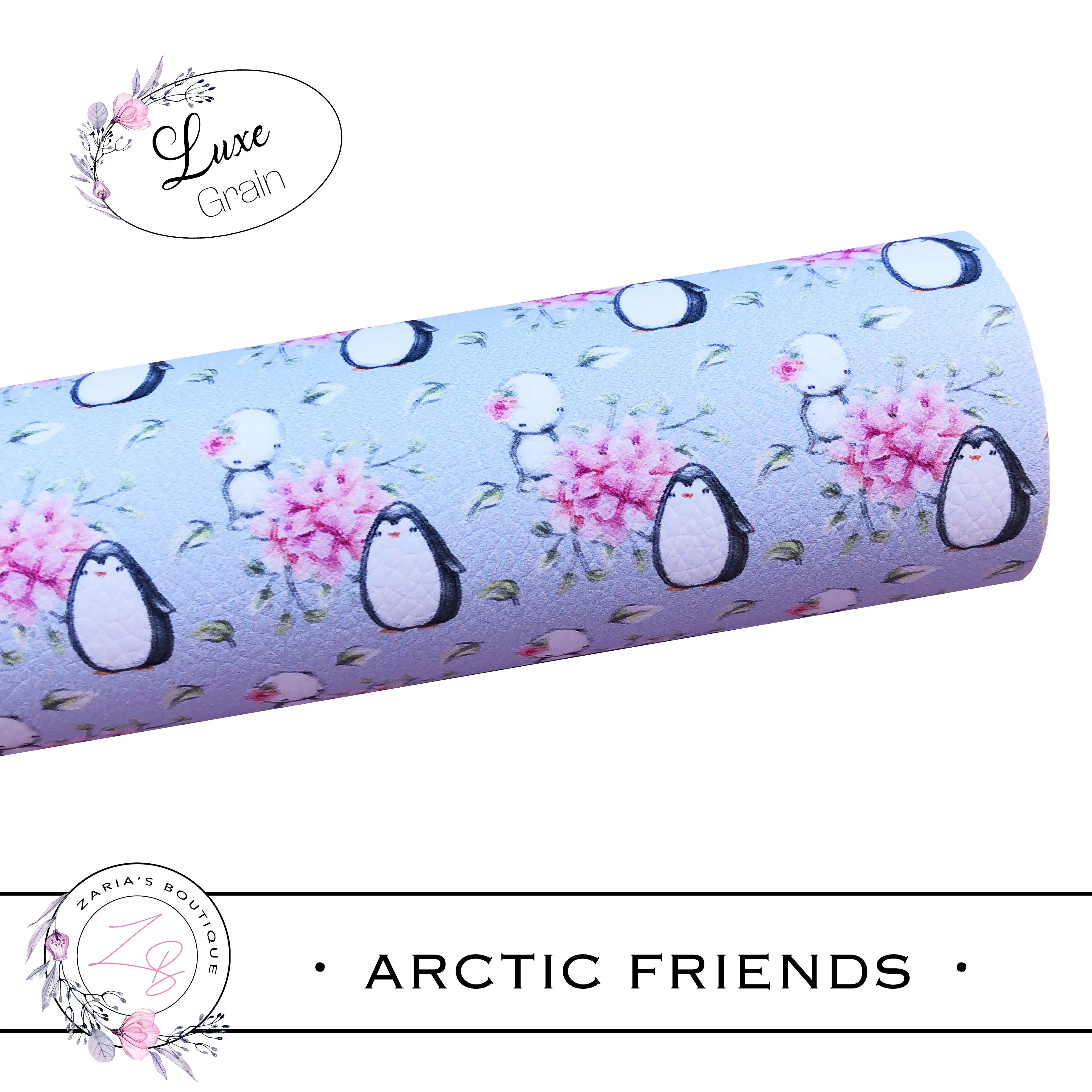 ⋅ Arctic Friends ⋅ Custom Luxe Grain Vegan Faux Leather