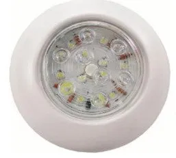 16LED CABIN LIGHT - PUSH ON/OFF - FLUSH MOUNT
