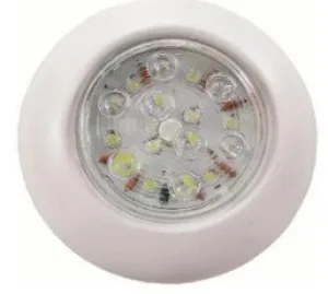 16LED CABIN LIGHT - PUSH ON/OFF - FLUSH MOUNT