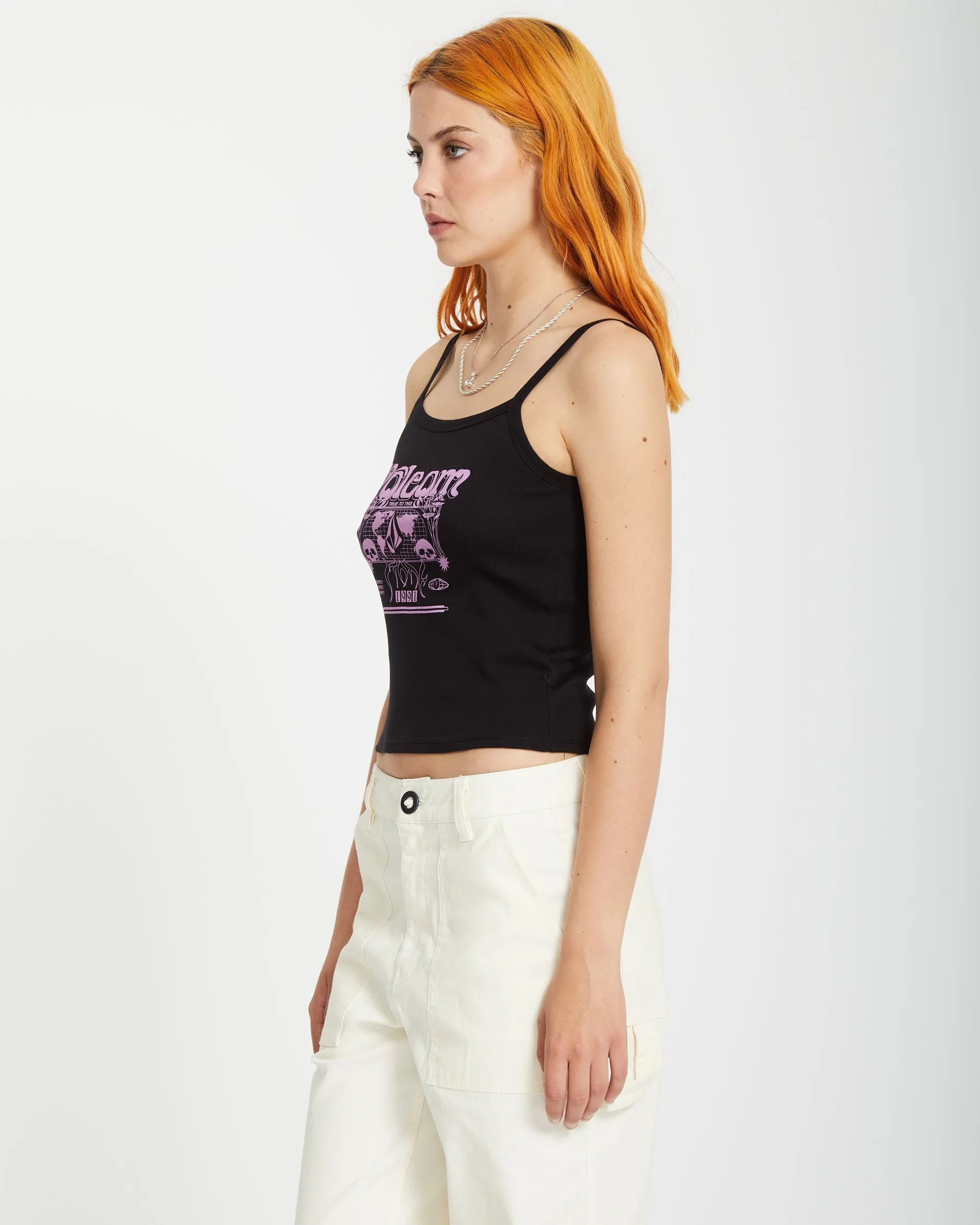 1991 Strappy Tank Top - BLACK