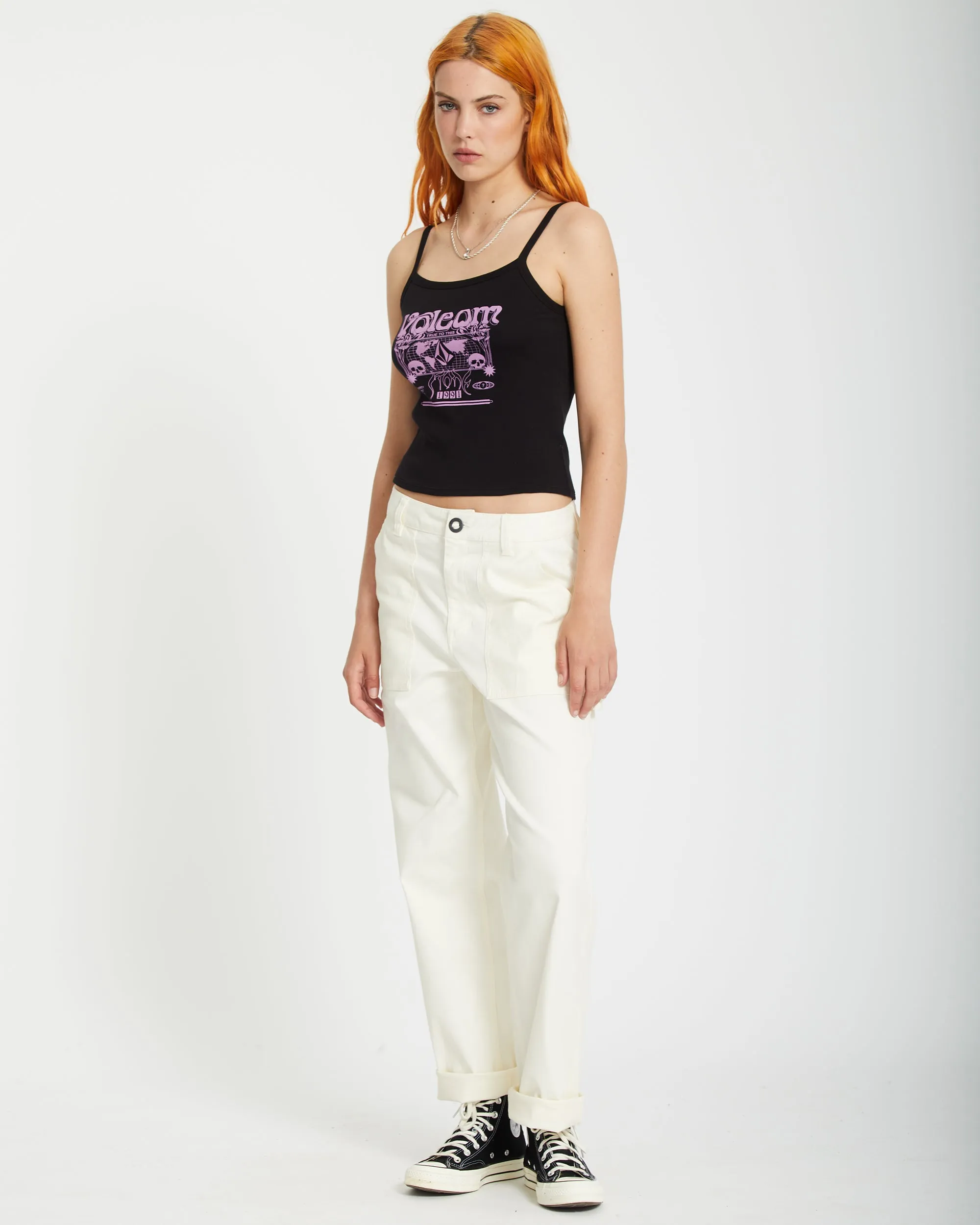 1991 Strappy Tank Top - BLACK