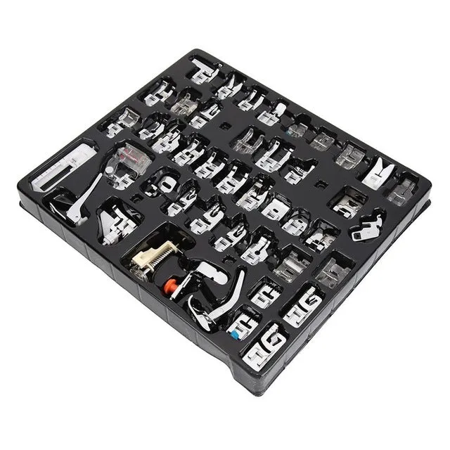 3/11/32/35/41/52/62pcs Mini Domestic Sewing Machine Braiding Blind Stitch Darning Presser Foot Feet Kit Set For Brother Singer