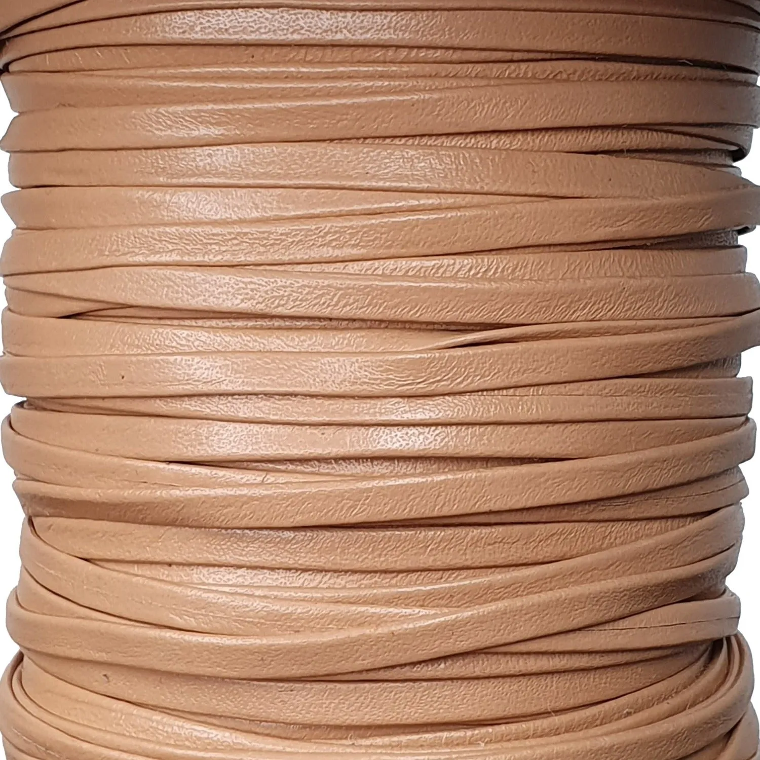 4 MM 1/8" DOUBLE FOLD TAPE LEATHER LACING (10 YARDS)