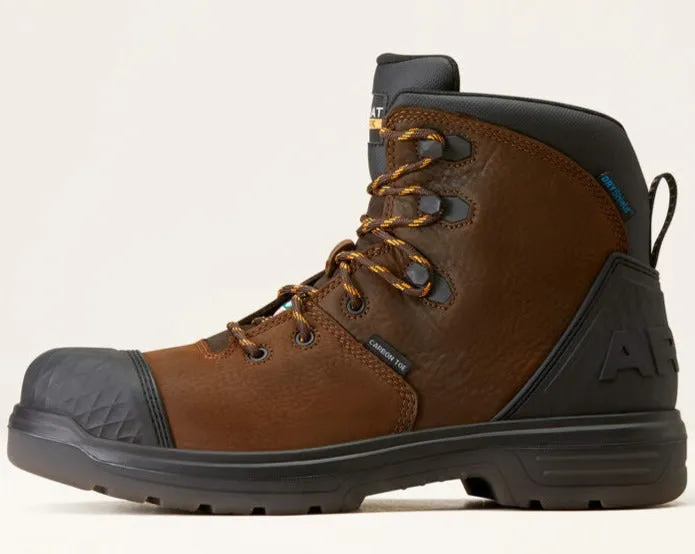 Ariat Men's Outlaw Csa 6" Carbon Toe WP Work Boot -Brown- 10045417