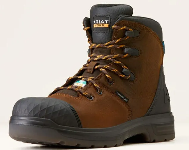 Ariat Men's Outlaw Csa 6" Carbon Toe WP Work Boot -Brown- 10045417