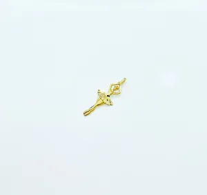 Ballerina Diamond Cut Pendant (14K)