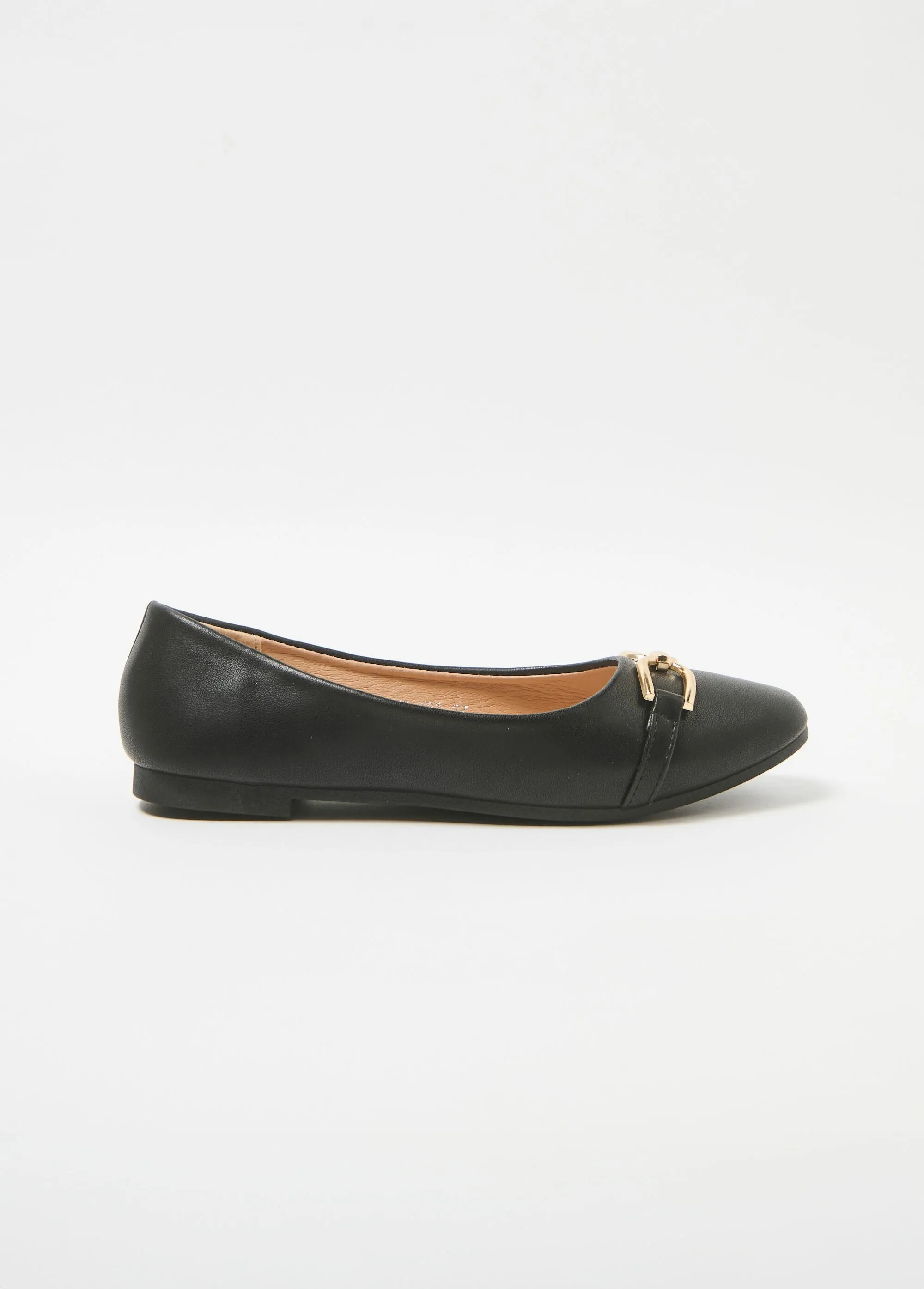 Ballerina shoes with fancy metal studs