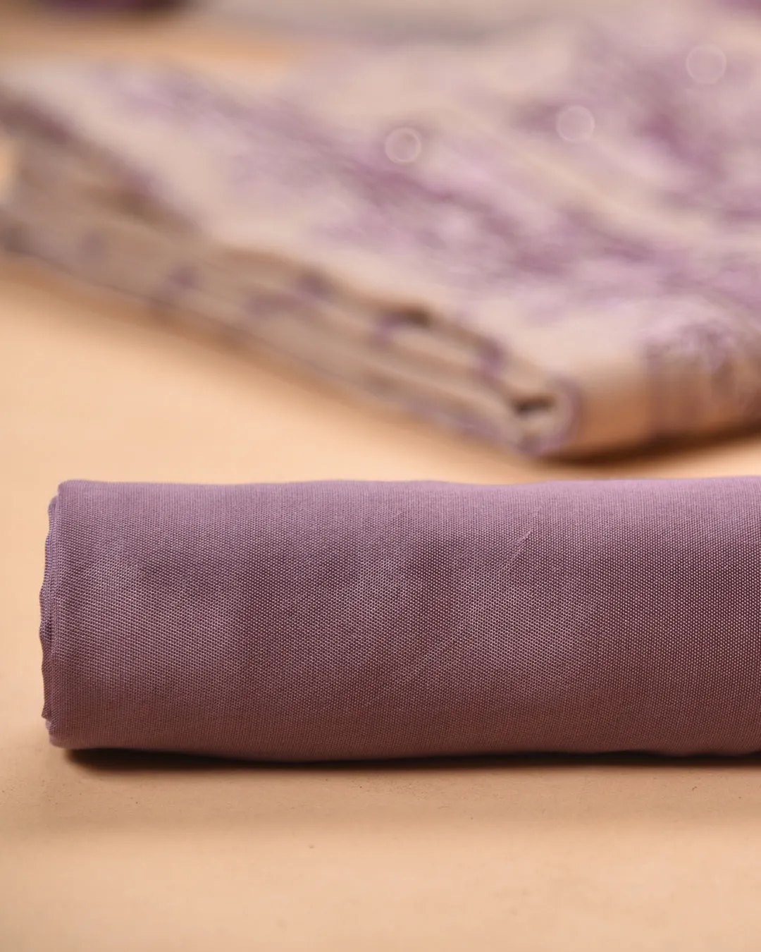 Beige With Mauve Chanderi Woven With Embroidery Unstitched Suit Fabric Set With Chanderi Woven Dupatta