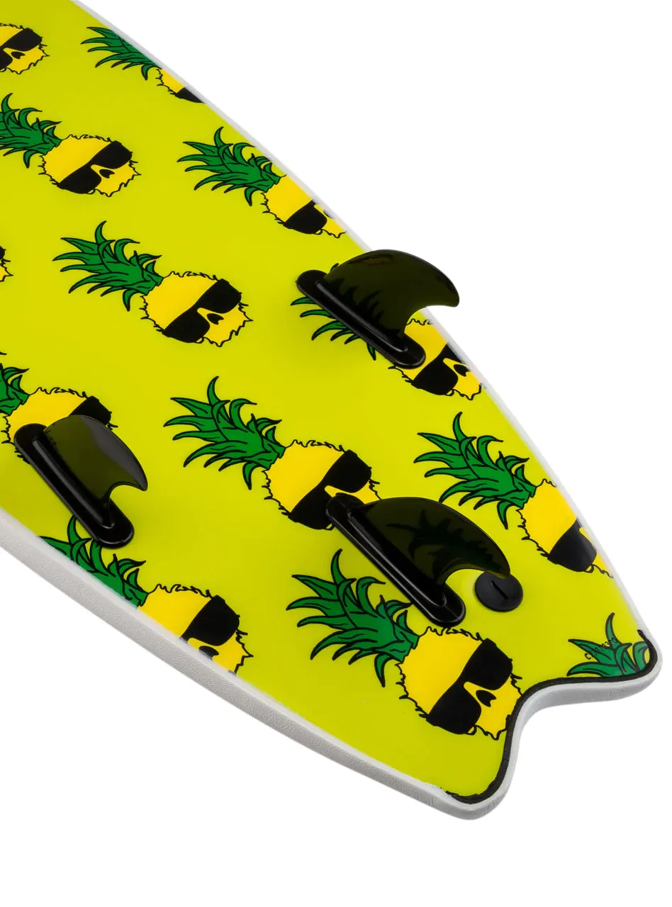 Ben Gravy 6'6" Performance Tri Fin White