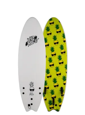 Ben Gravy 6'6" Performance Tri Fin White