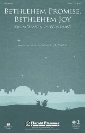 BETHLEHEM PROMISE BETHLEHEM JOY SATB