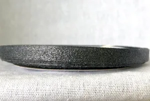 Black Glitter Ribbon - 1.5" - 7/8" - 3/8"