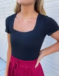 Black Soft Bodysuit - Mittoshop