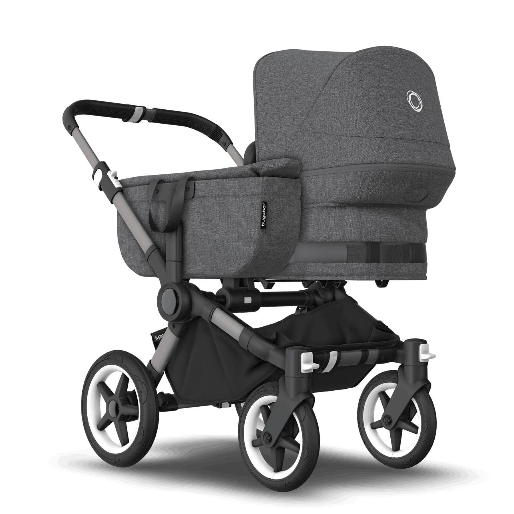 Bugaboo Donkey 5 Mono Turtle Travel System - Grey Mélange