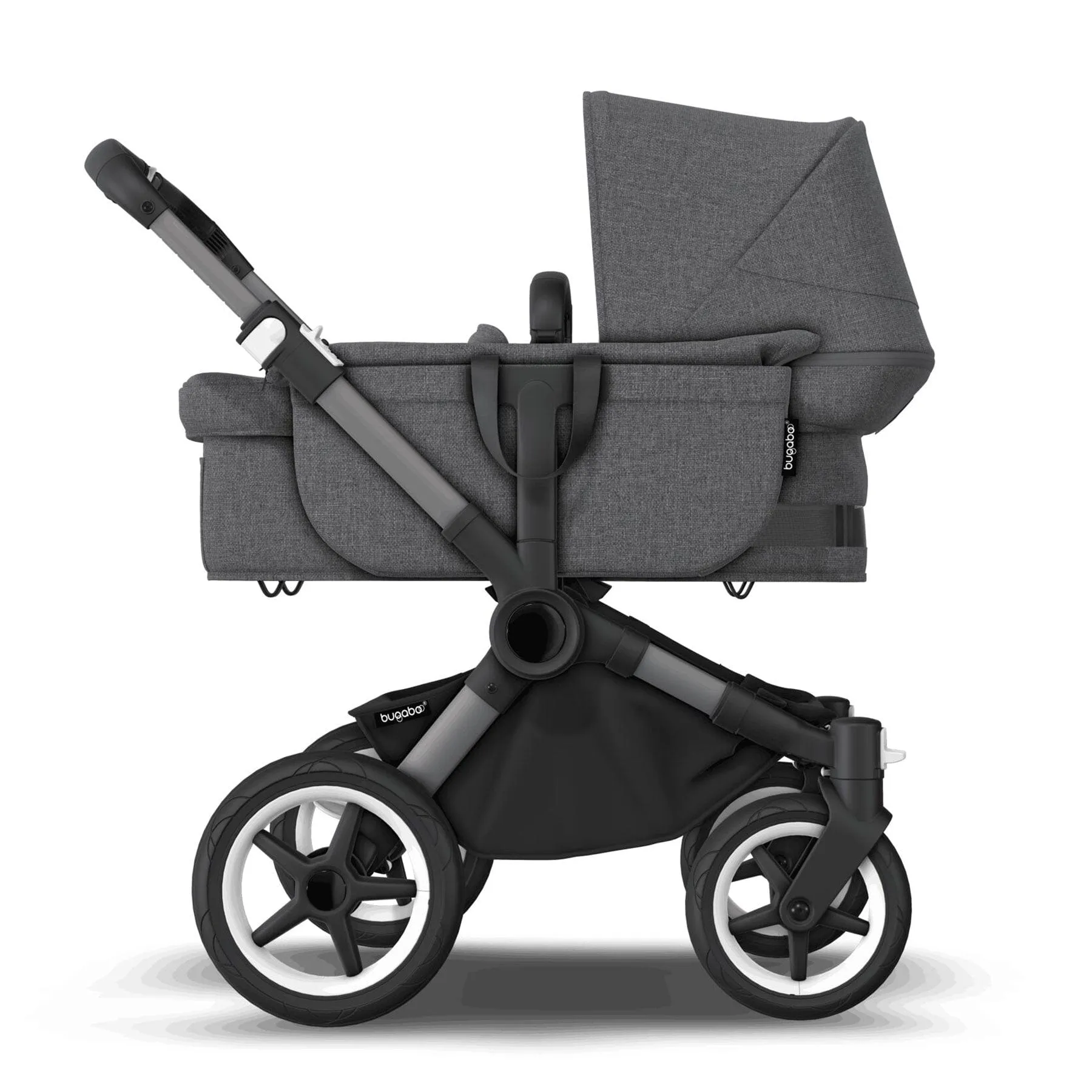 Bugaboo Donkey 5 Mono Turtle Travel System - Grey Mélange