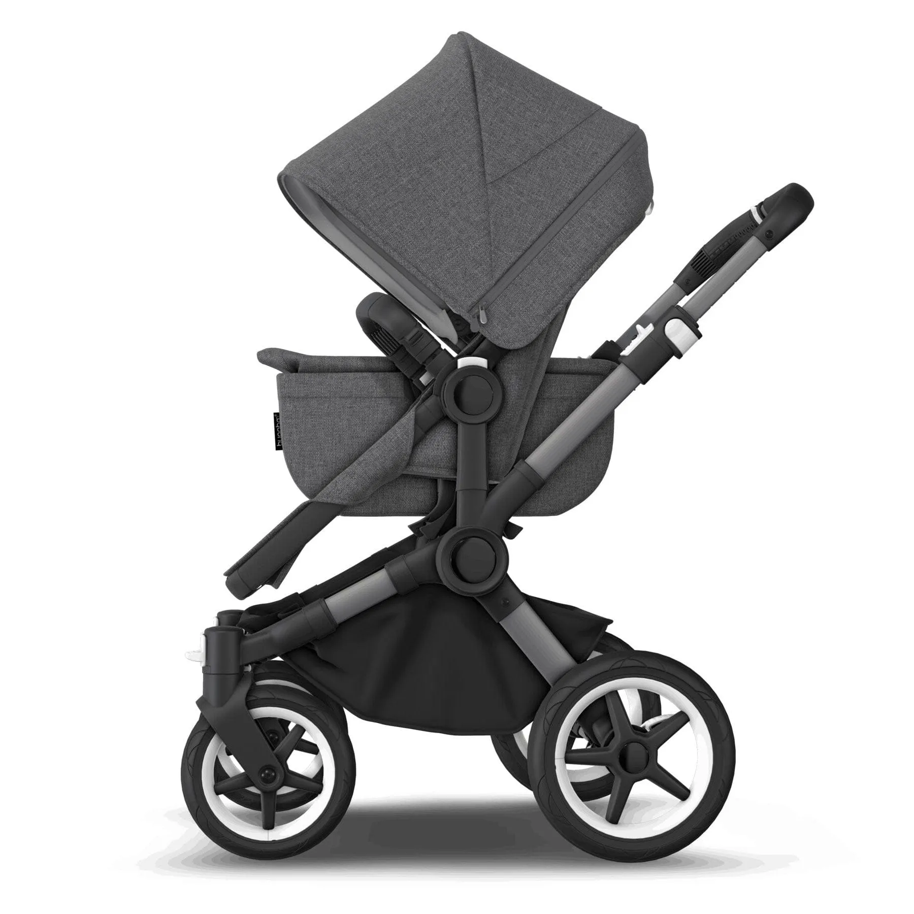 Bugaboo Donkey 5 Mono Turtle Travel System - Grey Mélange