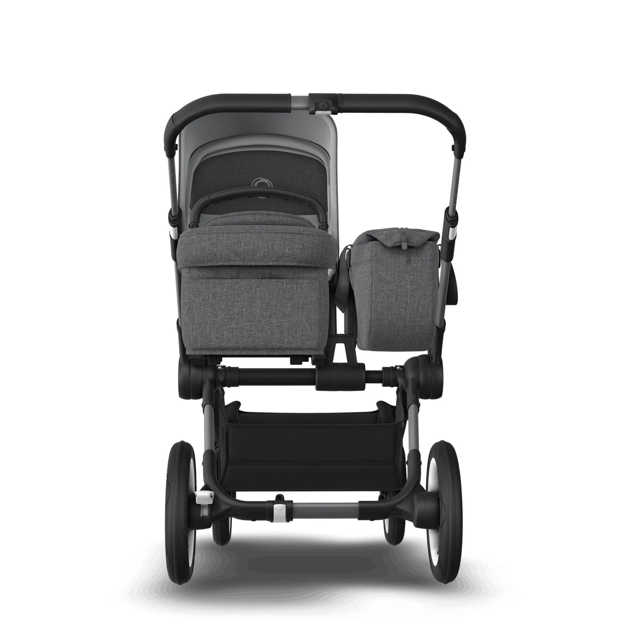 Bugaboo Donkey 5 Mono Turtle Travel System - Grey Mélange