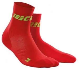 CEP Dynamic  Ultralight Short Sock Red/Green Woman
