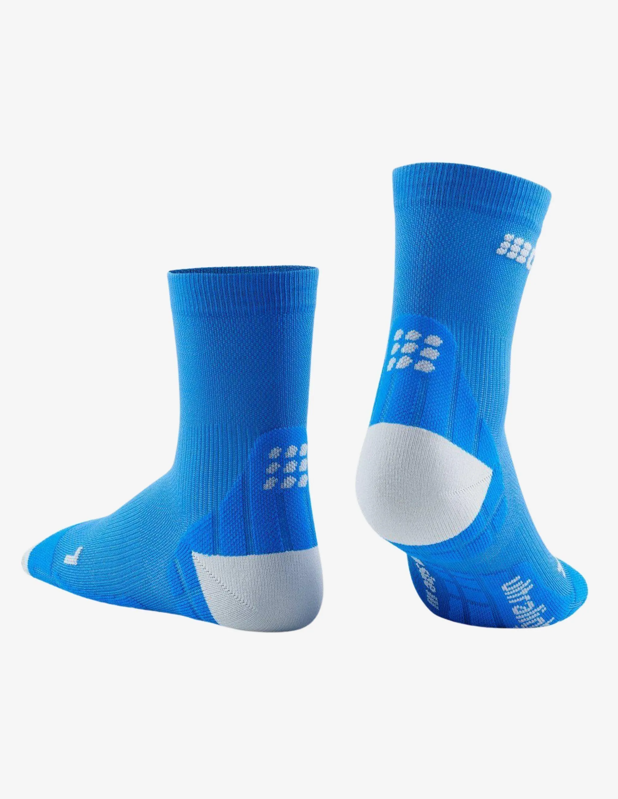 CEP Ultra Light V2 Socks Short Cut Blue/Grey
