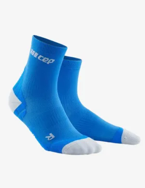 CEP Ultra Light V2 Socks Short Cut Blue/Grey
