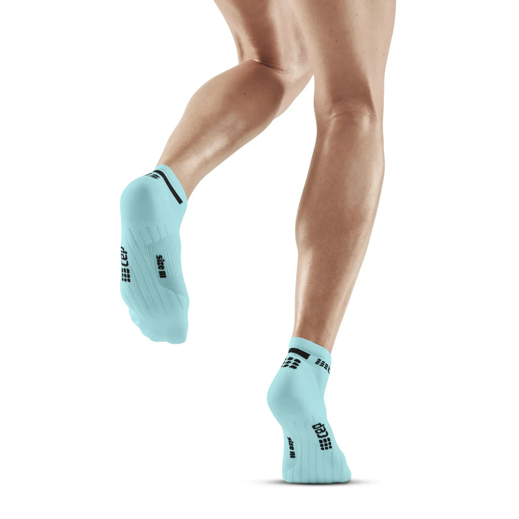 CEP Women's The Run Socks Low Cut v4 - Light Blue