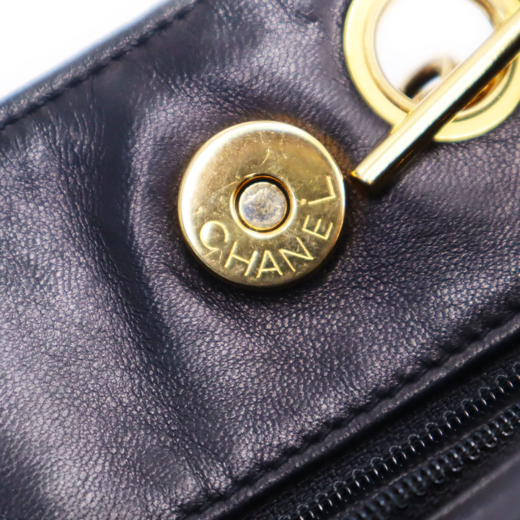 Chanel Quilted Lambskin Tote Bag