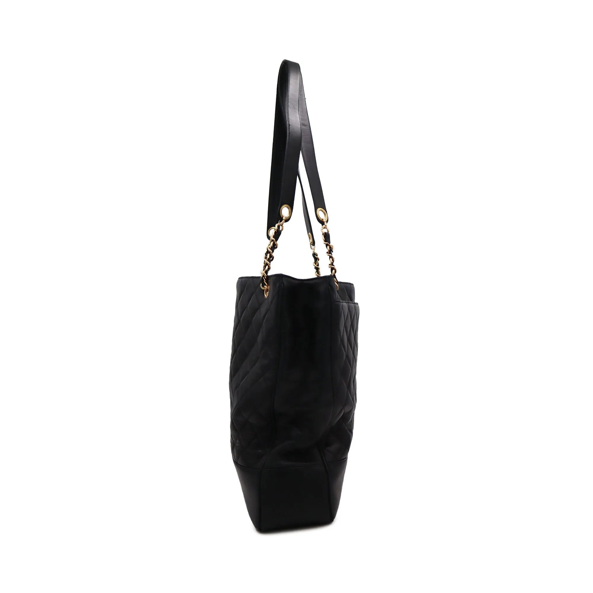 Chanel Quilted Lambskin Tote Bag