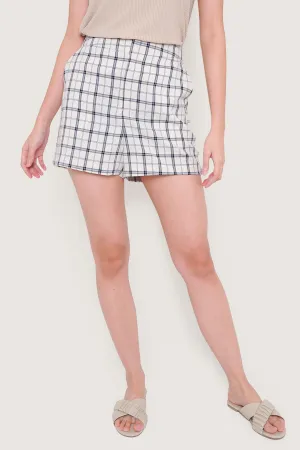 Checkered Pull Up Shorts