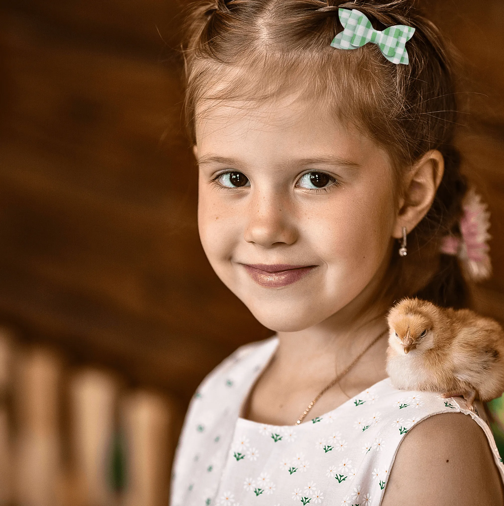 Colorful Eggs Hair Bow