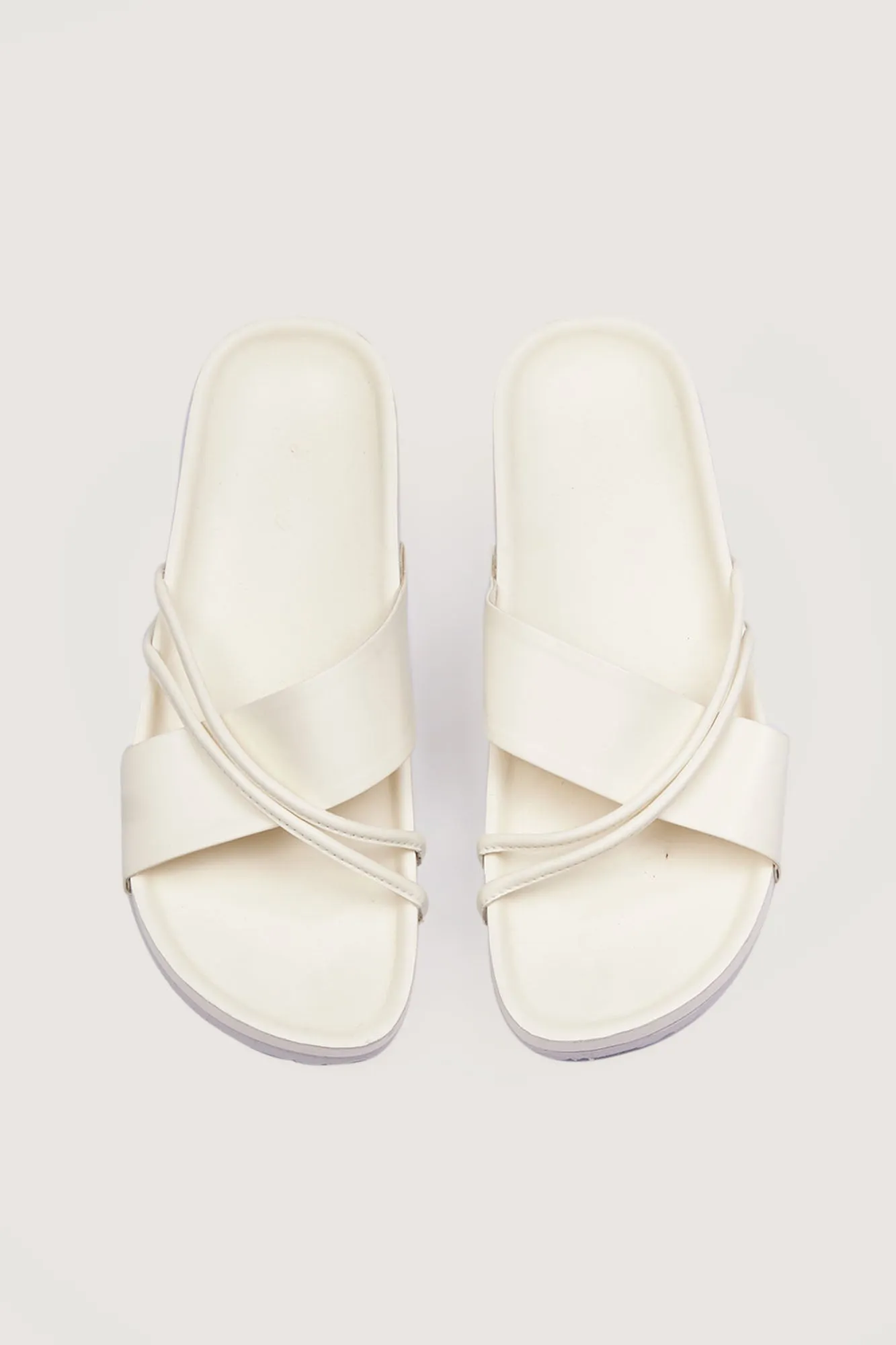 Criss Cross Strap Sliders