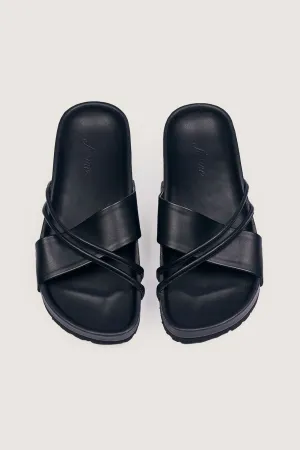 Criss Cross Strap Sliders
