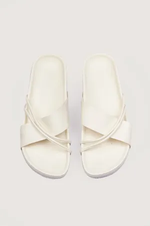 Criss Cross Strap Sliders