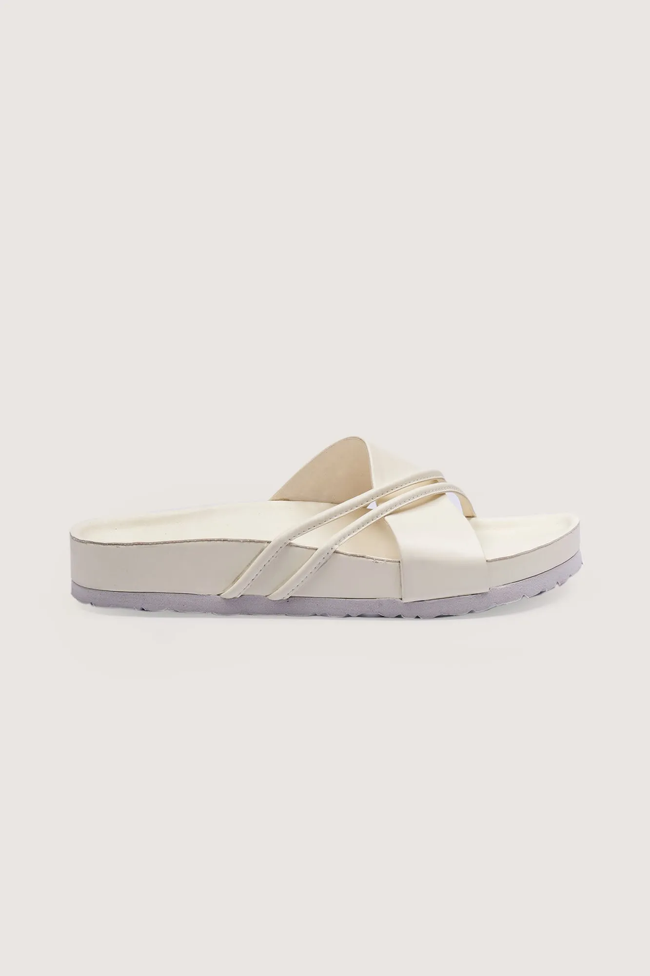 Criss Cross Strap Sliders