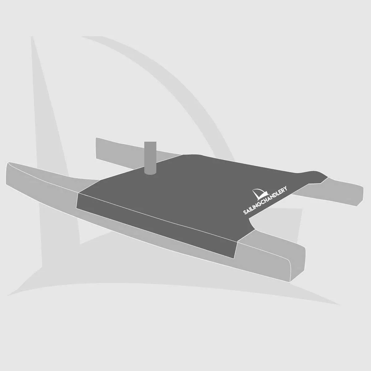 Dart 18 Trampoline Cover - PVC Grey