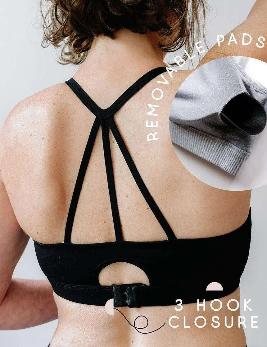 Foxy Black Nursing Bra