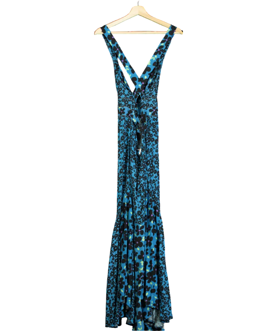 Free People Blue Dewberry Maxi Dress UK XS
