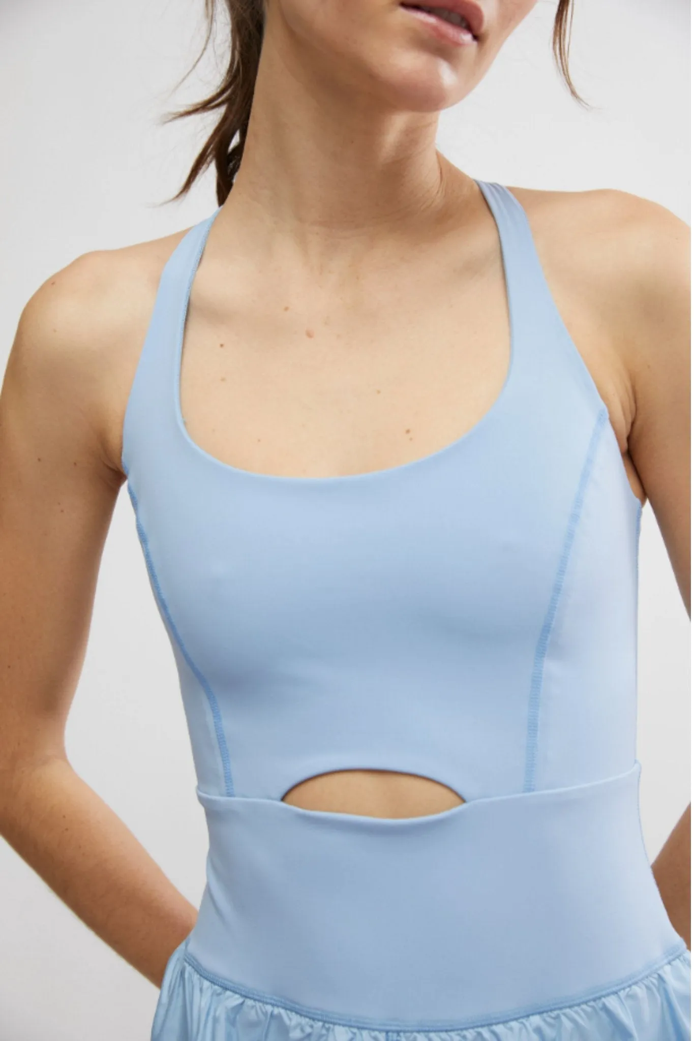 Free People: Righteous Runsie in Oxford Blue