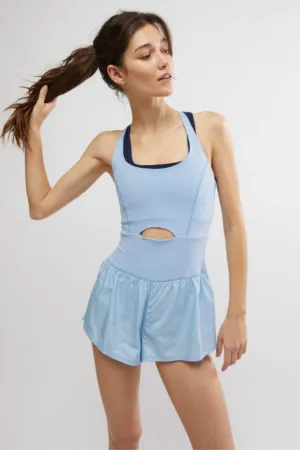 Free People: Righteous Runsie in Oxford Blue
