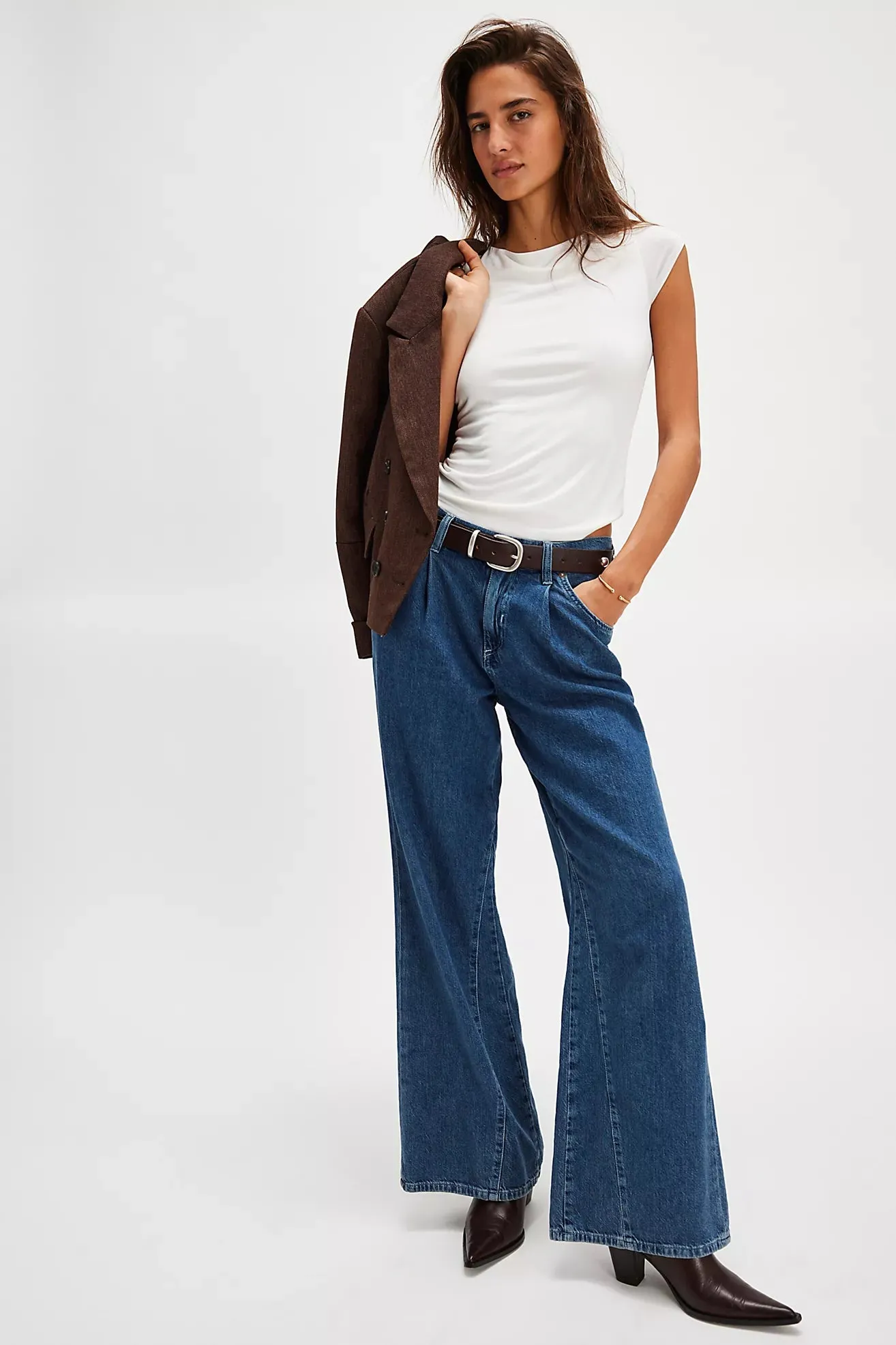 FREE PEOPLE- WOMEN’S KATIE KNIT TEE