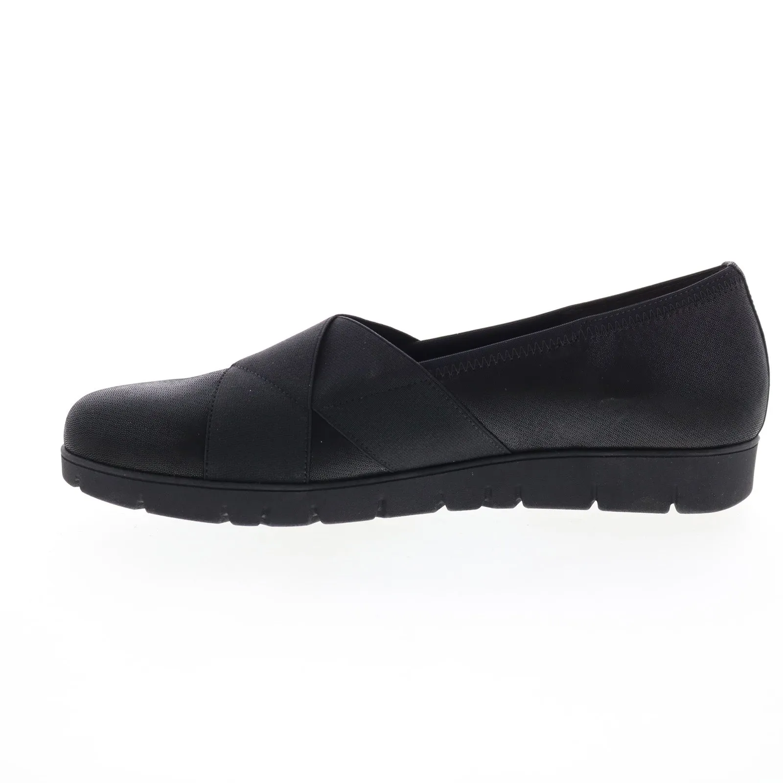 Gabor 9-2622-37 Womens Black Leather Slip On Ballet Flats Shoes