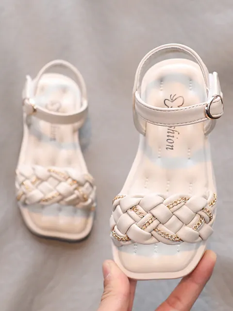 Girls New Faves Woven Sandals By Liv and Mia