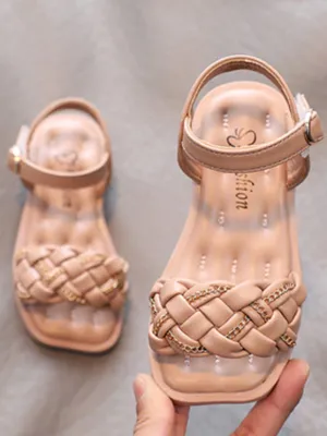 Girls New Faves Woven Sandals By Liv and Mia