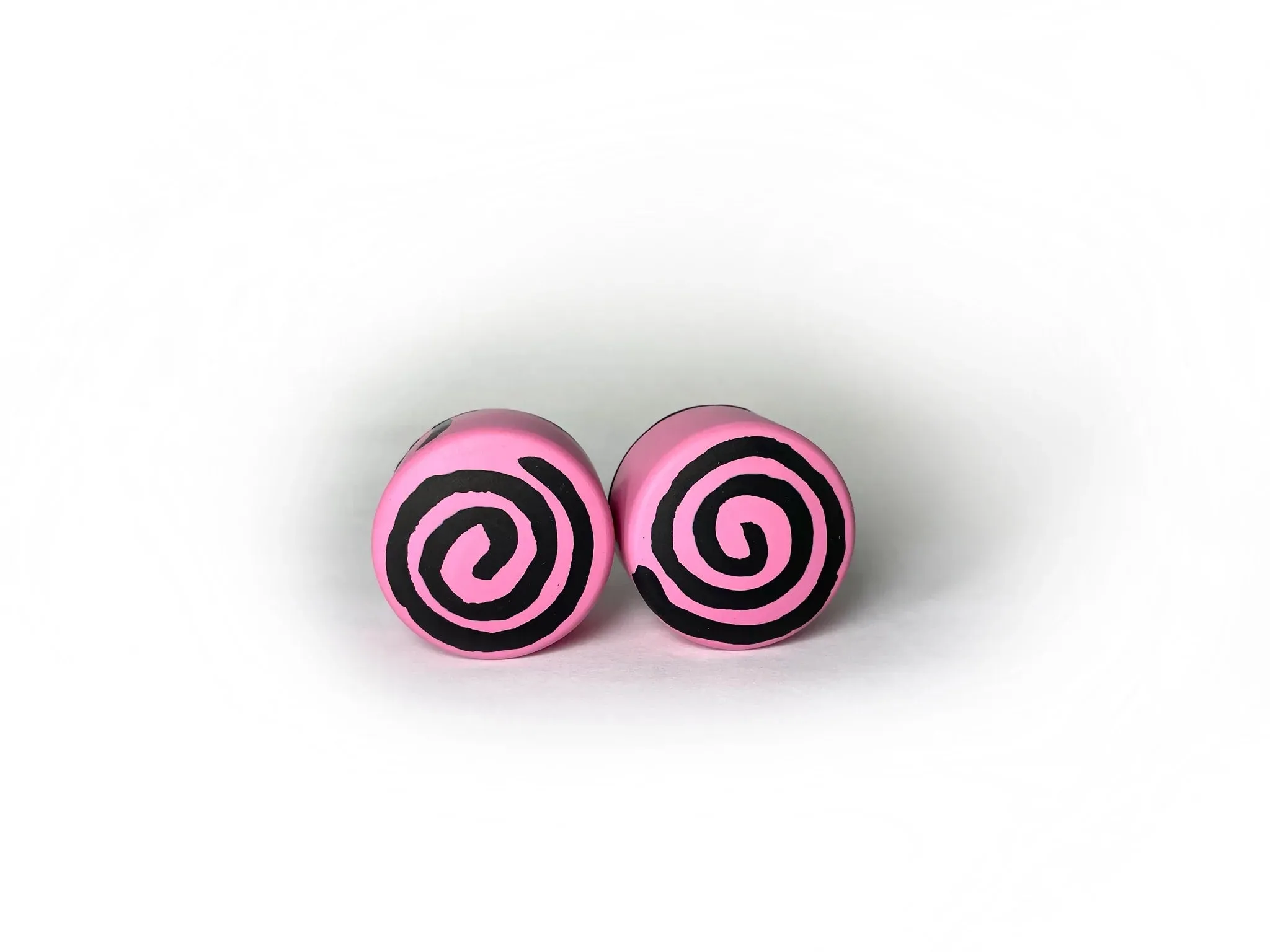 Grindstone Dizzy Izzy - Deadstop Toe Stops - Color Toestop with Black Swirl