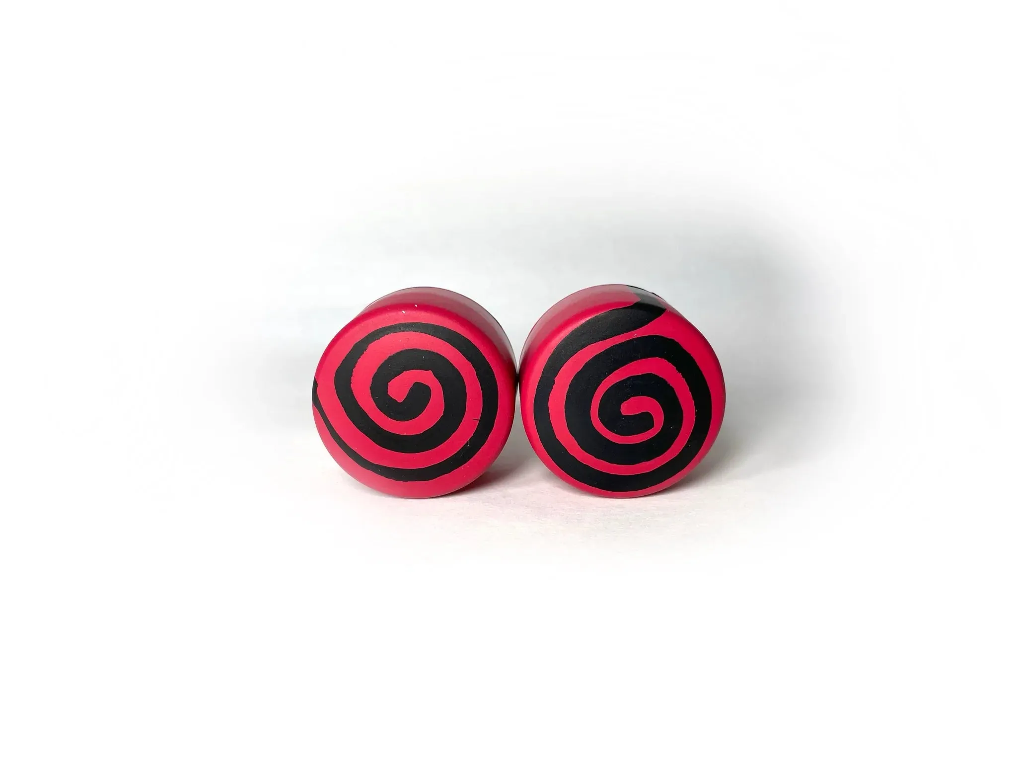 Grindstone Dizzy Izzy - Deadstop Toe Stops - Color Toestop with Black Swirl