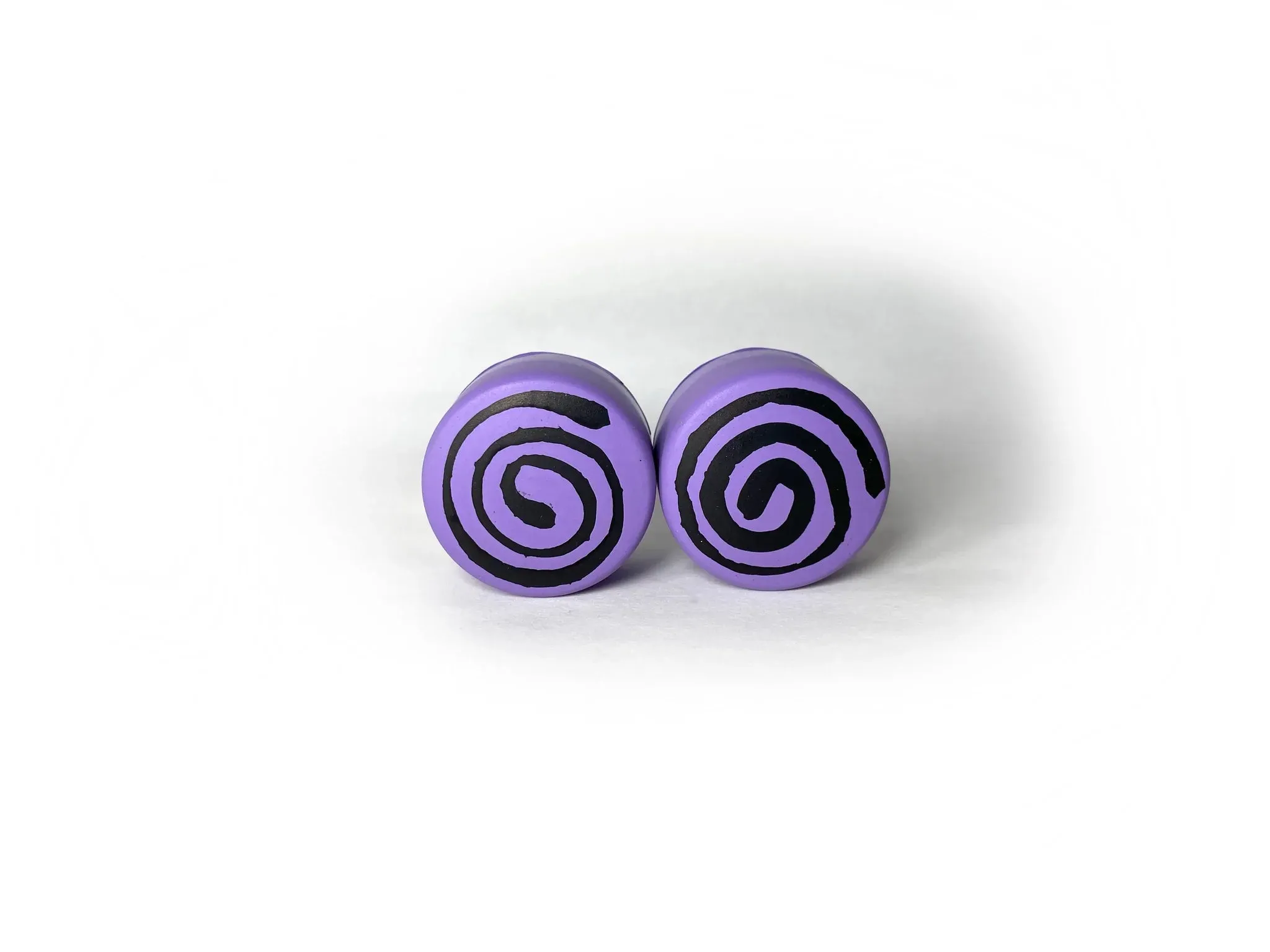 Grindstone Dizzy Izzy - Deadstop Toe Stops - Color Toestop with Black Swirl