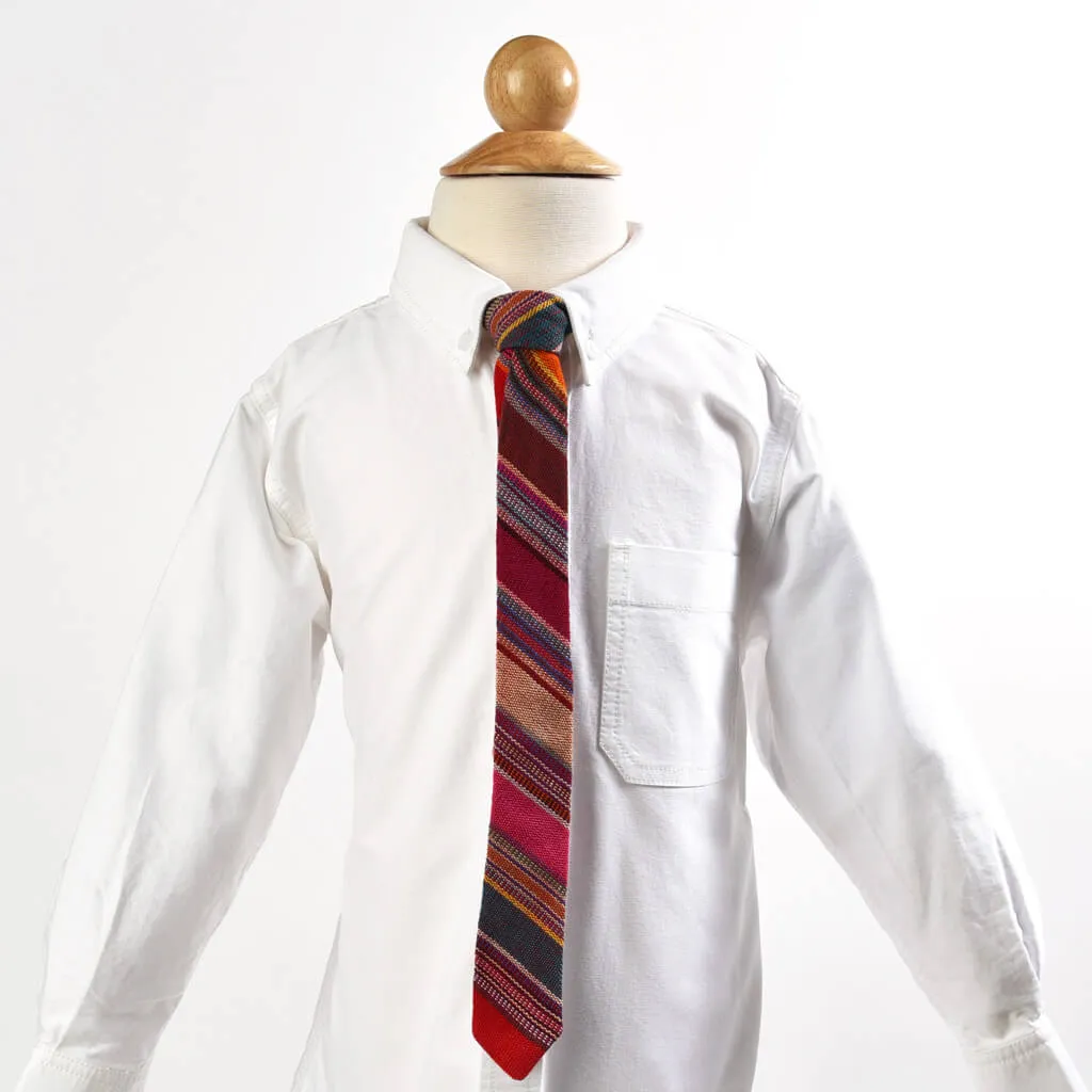 Hand Woven Child Necktie | Berry Jubilee