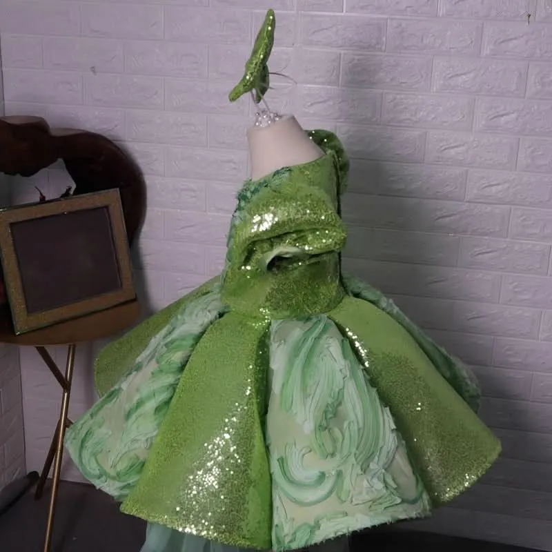High-end temperament children's dress stage performance party elegant girl princess dress