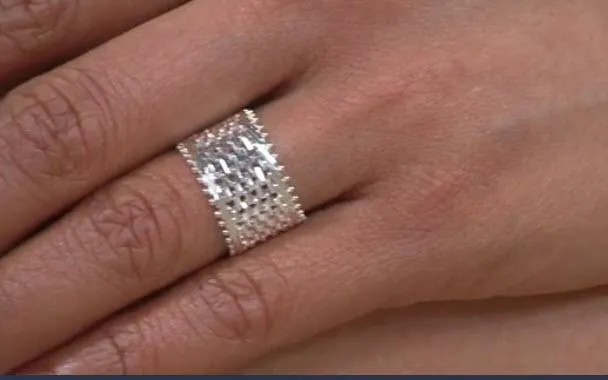 Imperial Silver Ultra Lame' Ring