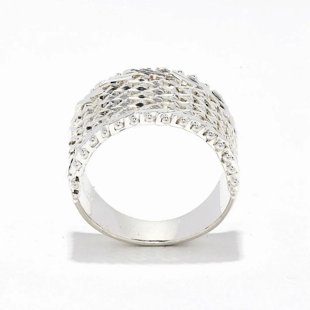 Imperial Silver Ultra Lame' Ring