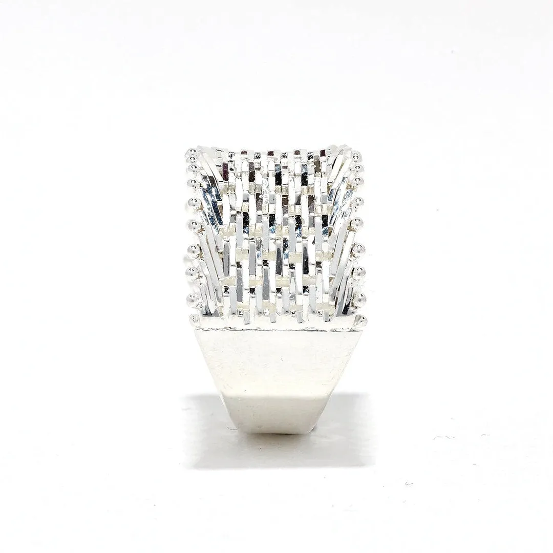 Imperial Silver Ultra Lame' Ring